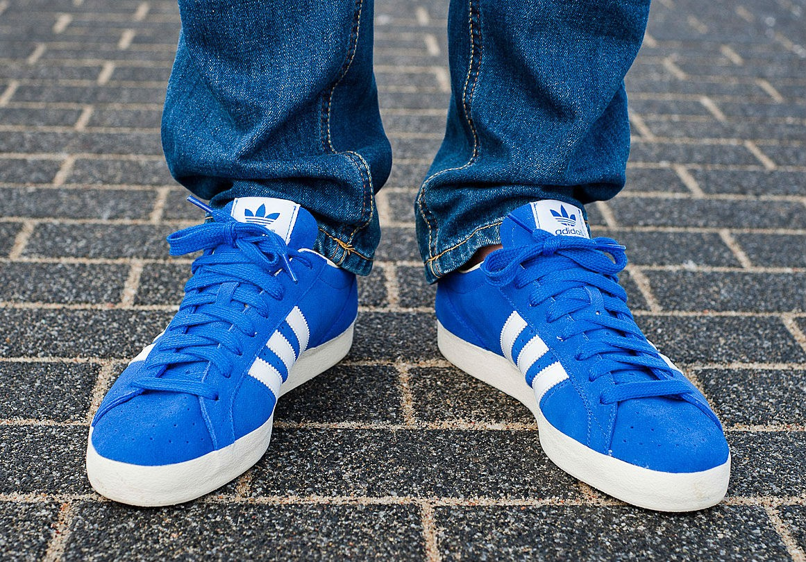 adidas originals basket profi lo adidas Originals Basket Profi Low Indigo & Red (Wiosna
